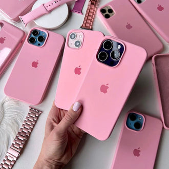Official Apple Silicone Case - Розов