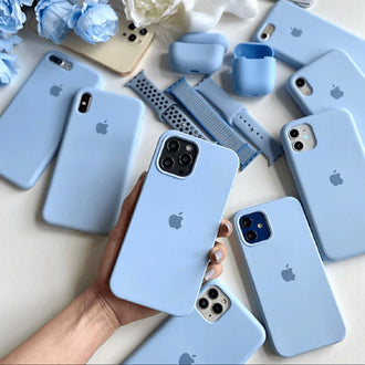 Official Apple Silicone Case - Люляк