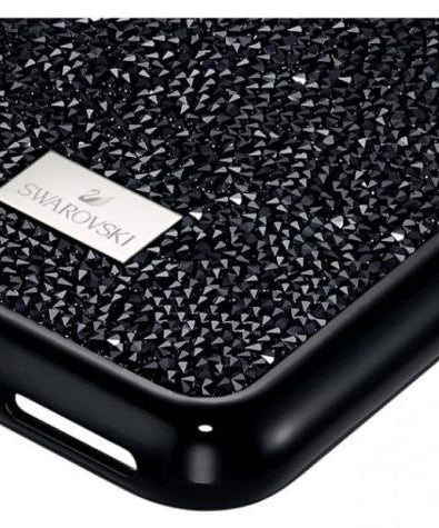 Swarovski силиконов кейс - Черен