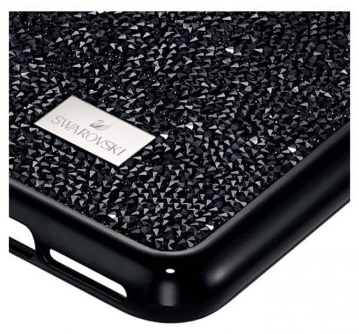 Swarovski силиконов кейс - Черен