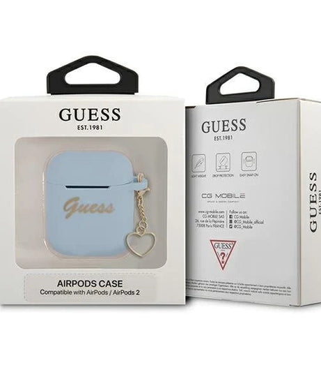 Силиконов оригинален калъф Guess за AirPods 1/2