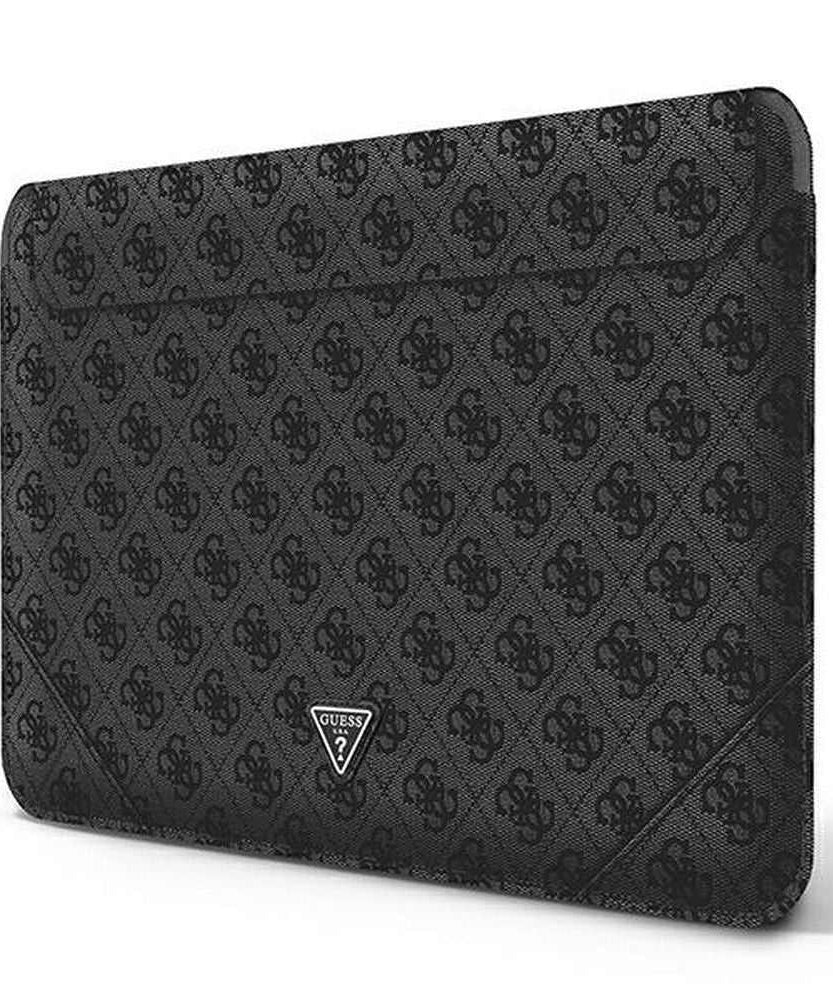 Калъф за лаптоп Guess Sleeve 13/14" Black 4G Uptown Triangle Logo