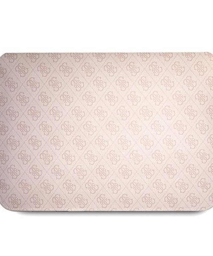 Калъф за лаптоп Guess Sleeve 15/16" Pink 4G Uptown Triangle Logo