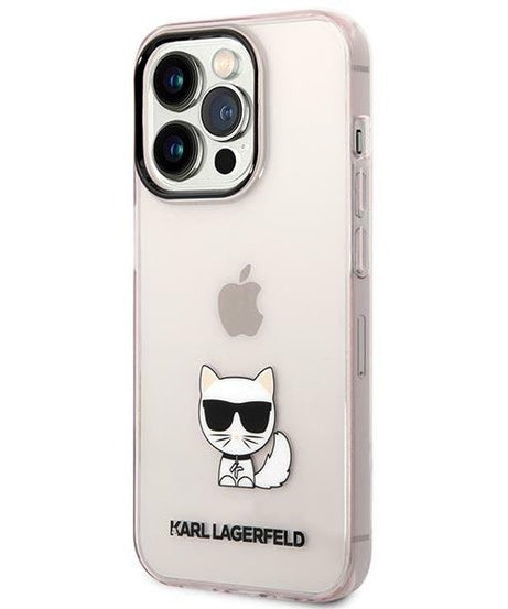 Оригинален кейс за iPhone 14 Pro - Karl Lagerfeld Ikonik Choupette Ikonik Choupette