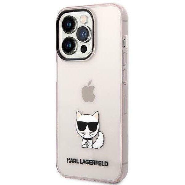 Оригинален кейс за iPhone 14 Pro - Karl Lagerfeld Ikonik Choupette Ikonik Choupette