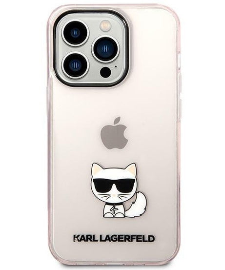 Оригинален кейс за iPhone 14 Pro - Karl Lagerfeld Ikonik Choupette Ikonik Choupette