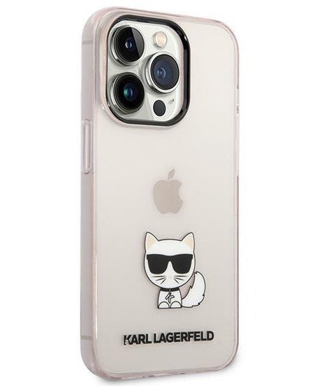 Оригинален кейс за iPhone 14 Pro - Karl Lagerfeld Ikonik Choupette Ikonik Choupette