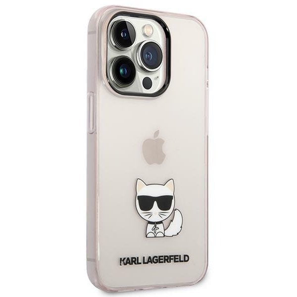 Оригинален кейс за iPhone 14 Pro - Karl Lagerfeld Ikonik Choupette Ikonik Choupette