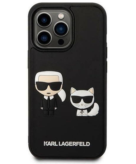 Оригинален кейс за iPhone 14 Pro - Karl Lagerfeld and Choupette