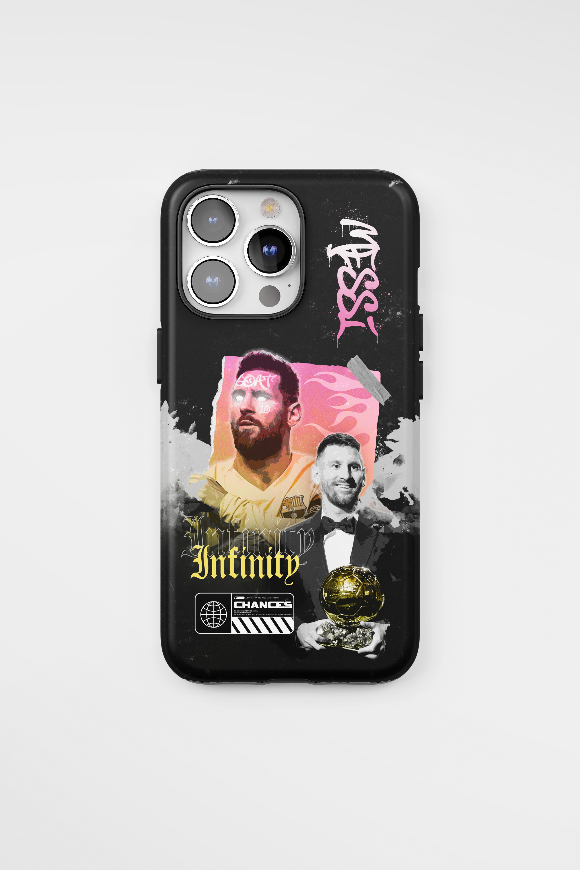 Силиконов Кейс за iPhone - Messi Infinity