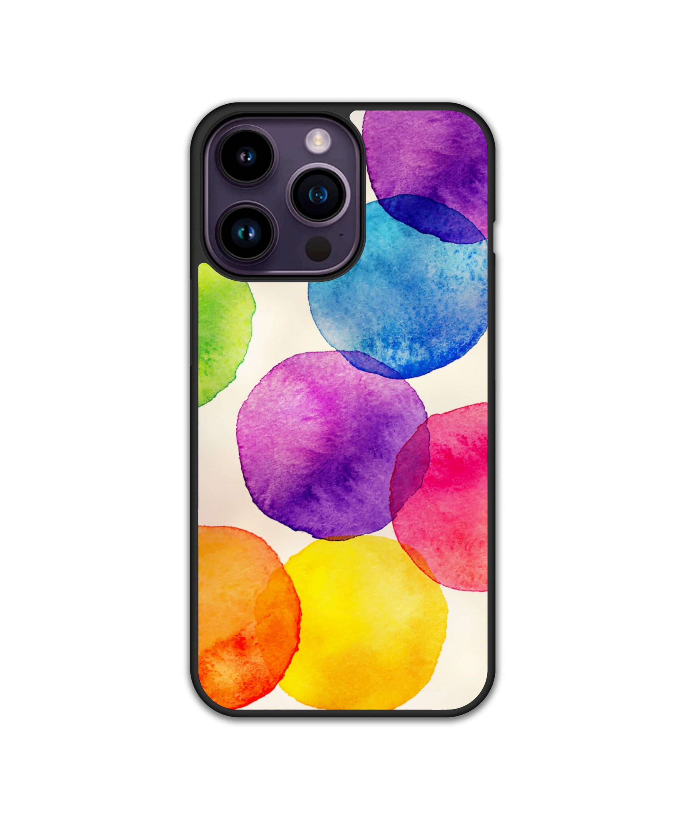 Силиконов Кейс - Pattern Watercolor Bubbles