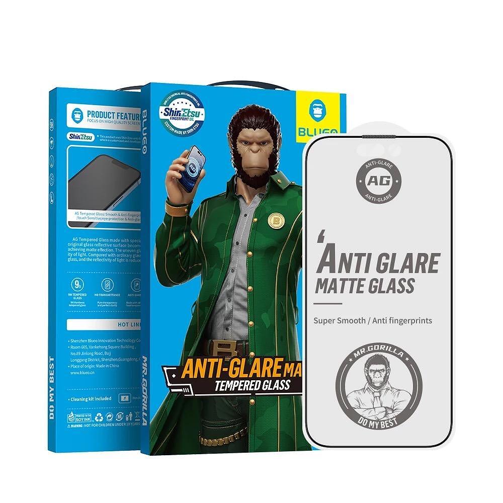 Матов протектор за iPhone от закалено стъкло - Blueo Matt Anti-Glare HD Strong