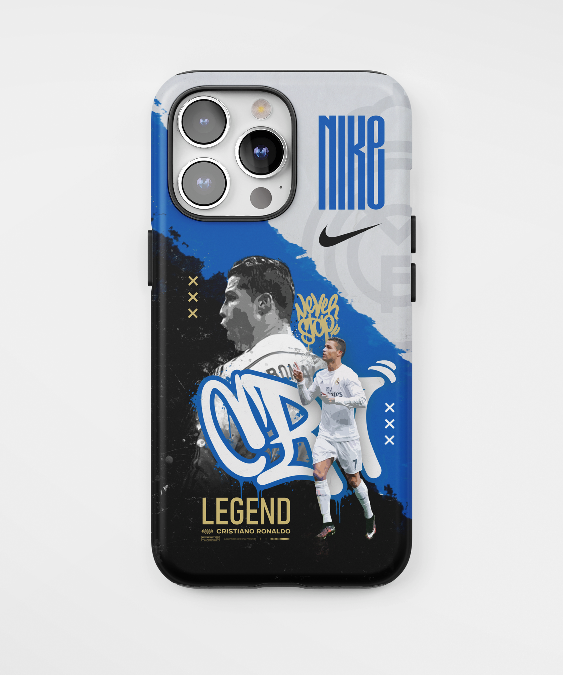 Силиконов Кейс за iPhone - CR7 The King