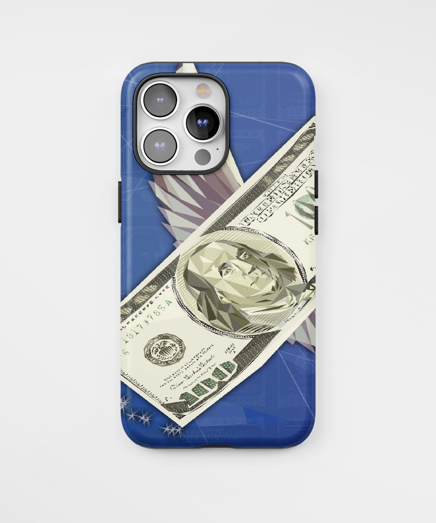 Силиконов Art Кейс за iPhone - Flying Money