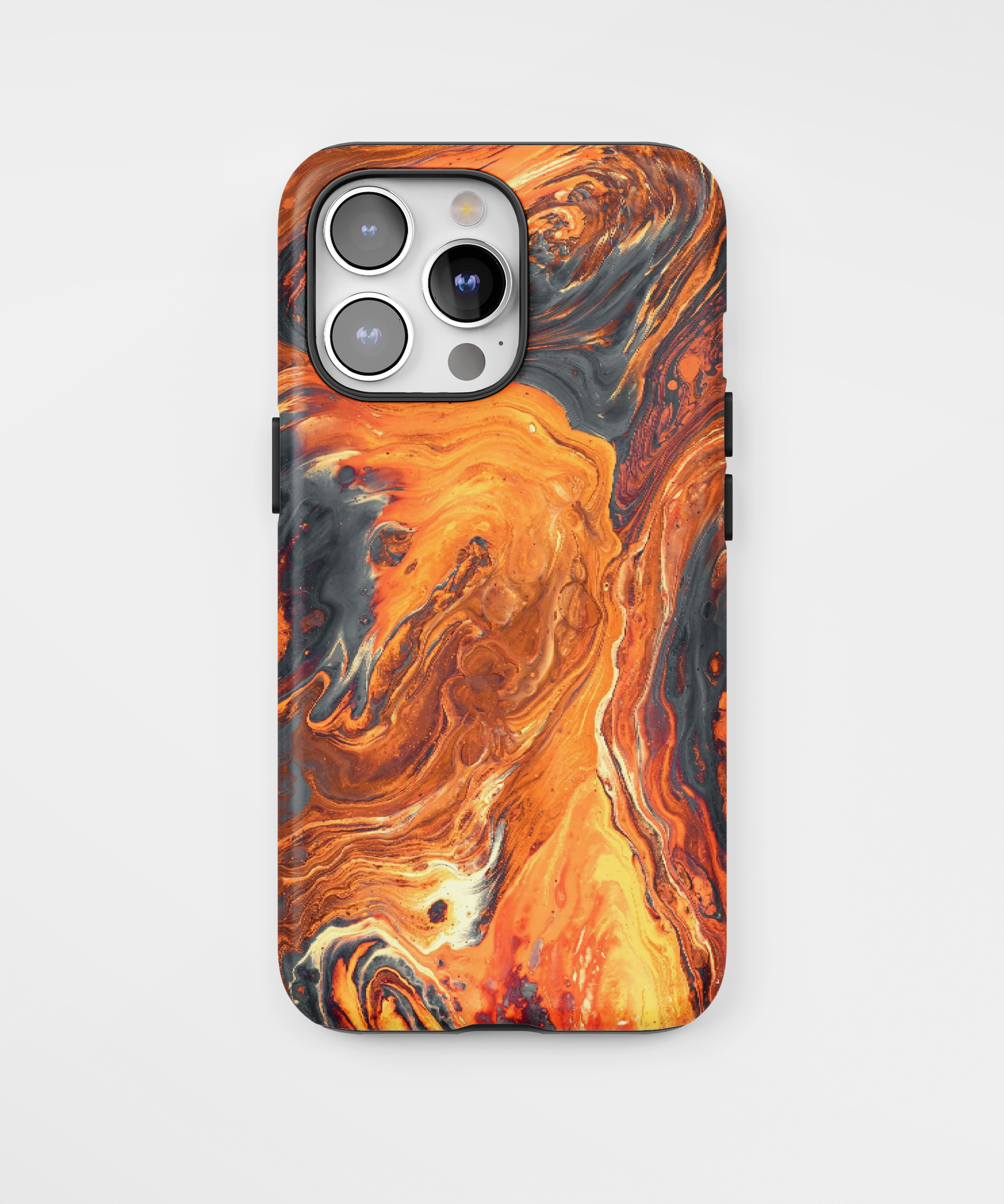 Силиконов Premium Marble Кейс за iPhone - Fire Legacy