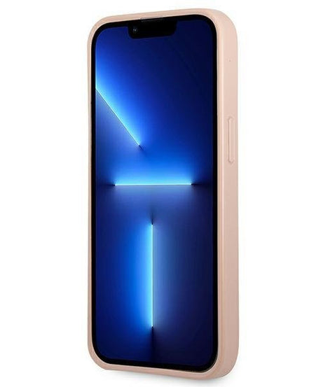 Оригинален кейс за iPhone 13 Pro Max - GUESS Saffiano Triangle Logo Cardslot