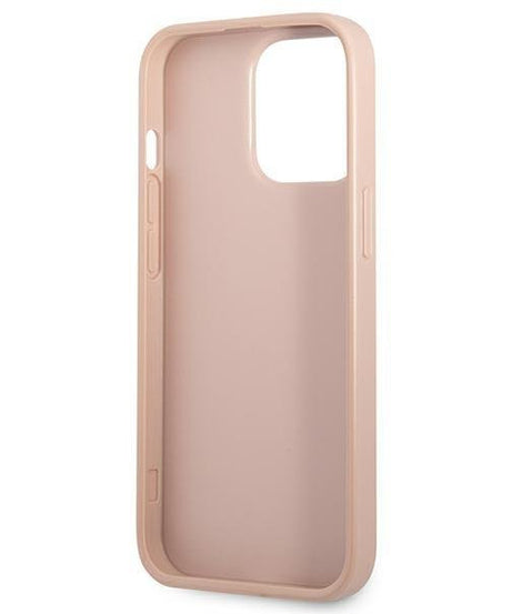 Оригинален кейс за iPhone 13 Pro Max - GUESS Saffiano Triangle Logo Cardslot