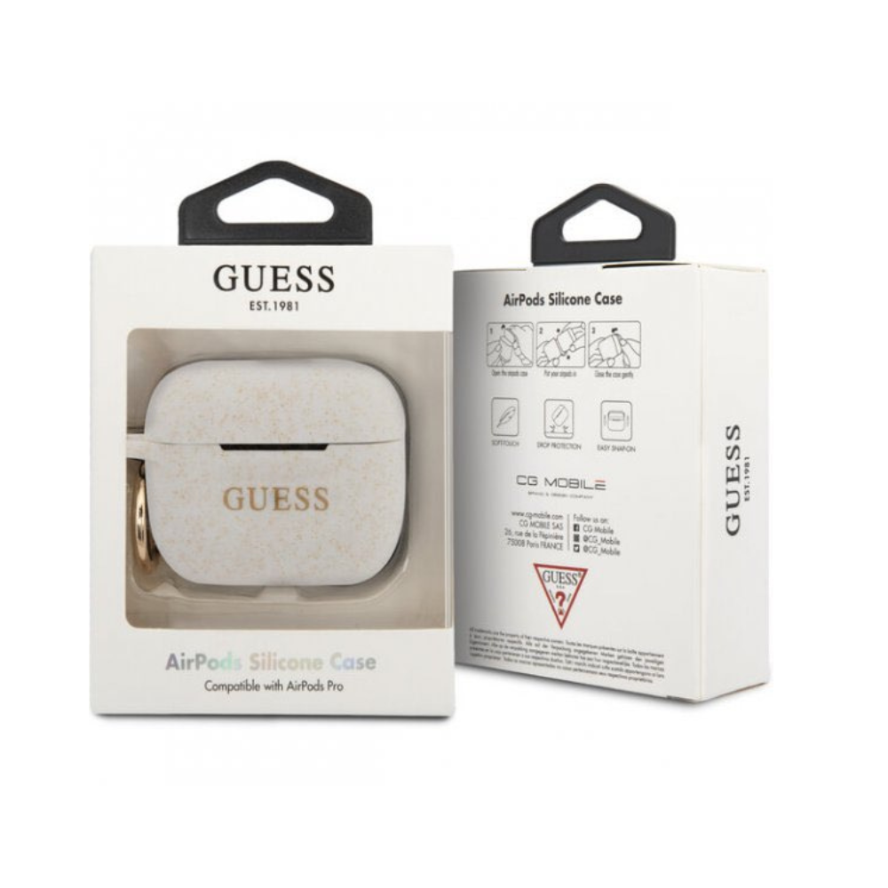 Силиконов оригинален калъф Guess за AirPods 1/2