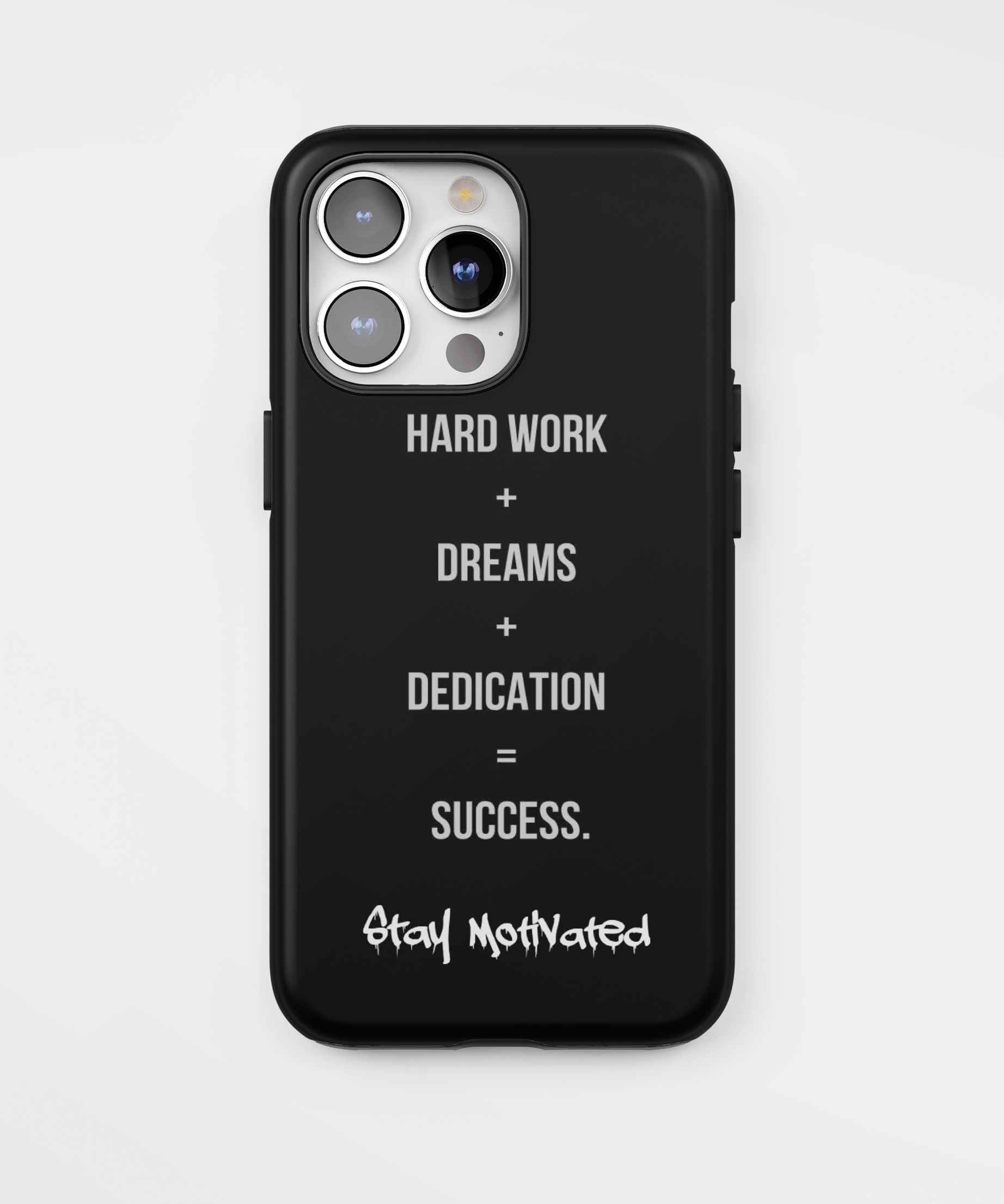 Мотивационен силиконов Кейс за iPhone - Hard Work