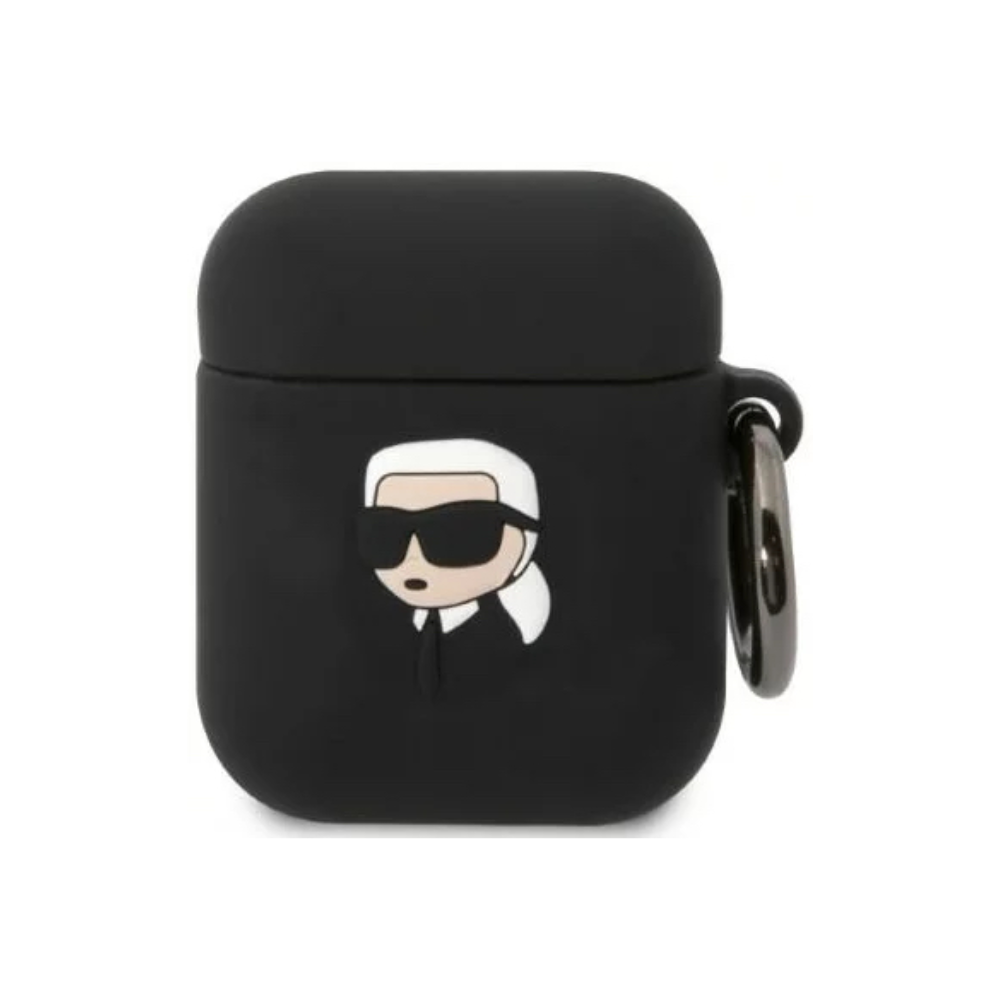 Оригинален силиконов калъф Karl Lagerfeld за AirPods 1/2