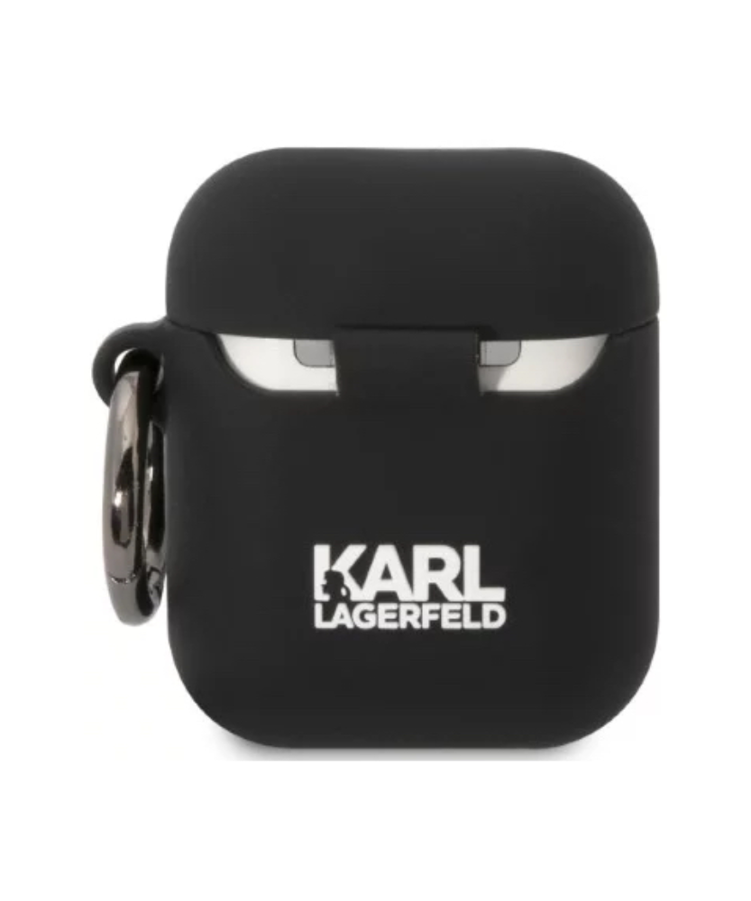 Оригинален силиконов калъф Karl Lagerfeld за AirPods 1/2