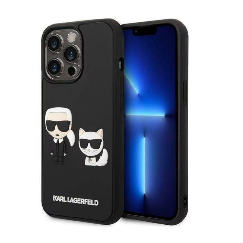 Оригинален кейс за iPhone 14 Pro - Karl Lagerfeld and Choupette