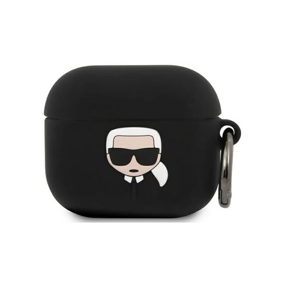 Оригинален силиконов калъф Karl Lagerfeld за AirPods 3