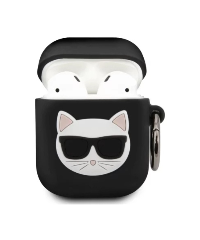 Оригинален силиконов калъф Karl Lagerfeld за AirPods 1/2