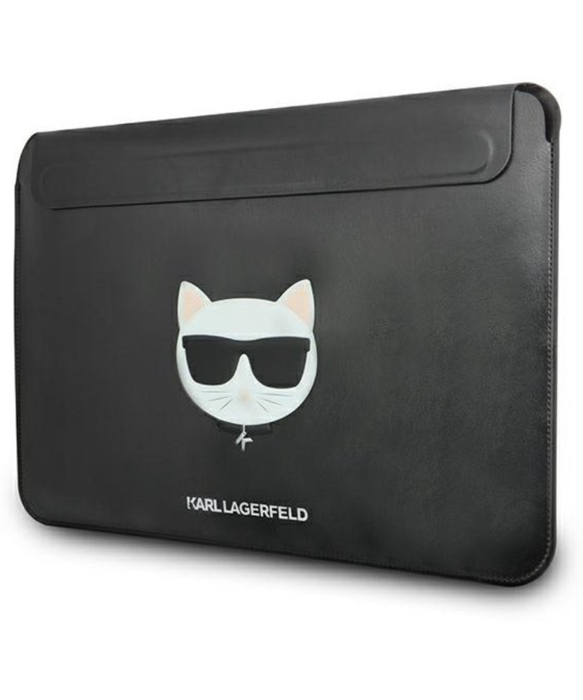 Калъф за лаптоп Karl Lagerfeld Sleeve 15/16" - Black Choupette Head