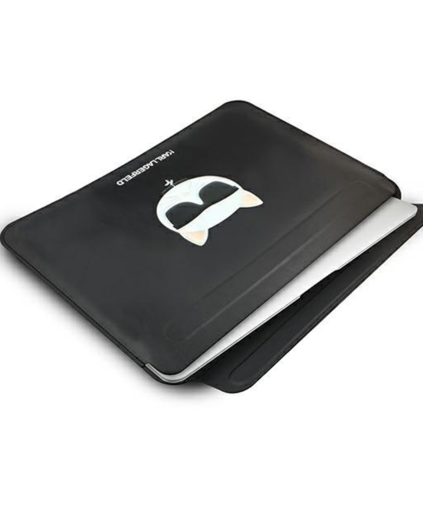 Калъф за лаптоп Karl Lagerfeld Sleeve 15/16" - Black Choupette Head