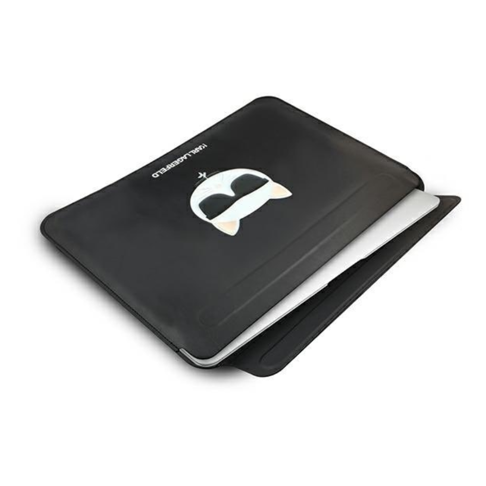 Калъф за лаптоп Karl Lagerfeld Sleeve 15/16" - Black Choupette Head