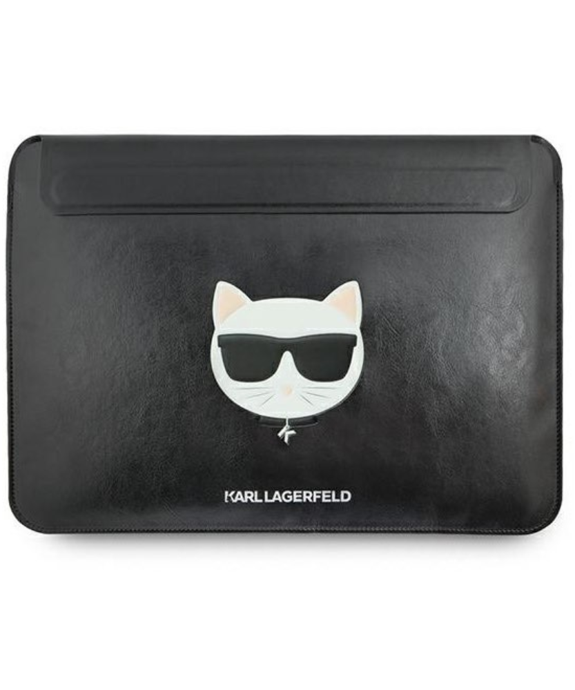 Калъф за лаптоп Karl Lagerfeld Sleeve 15/16" - Black Choupette Head