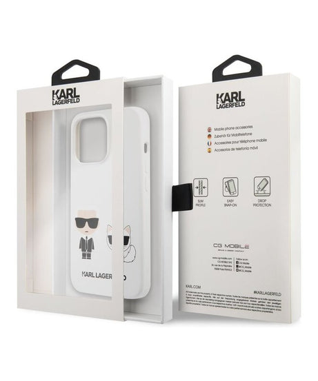 Оригинален кейс за iPhone 13 - Karl Lagerfeld and Choupette