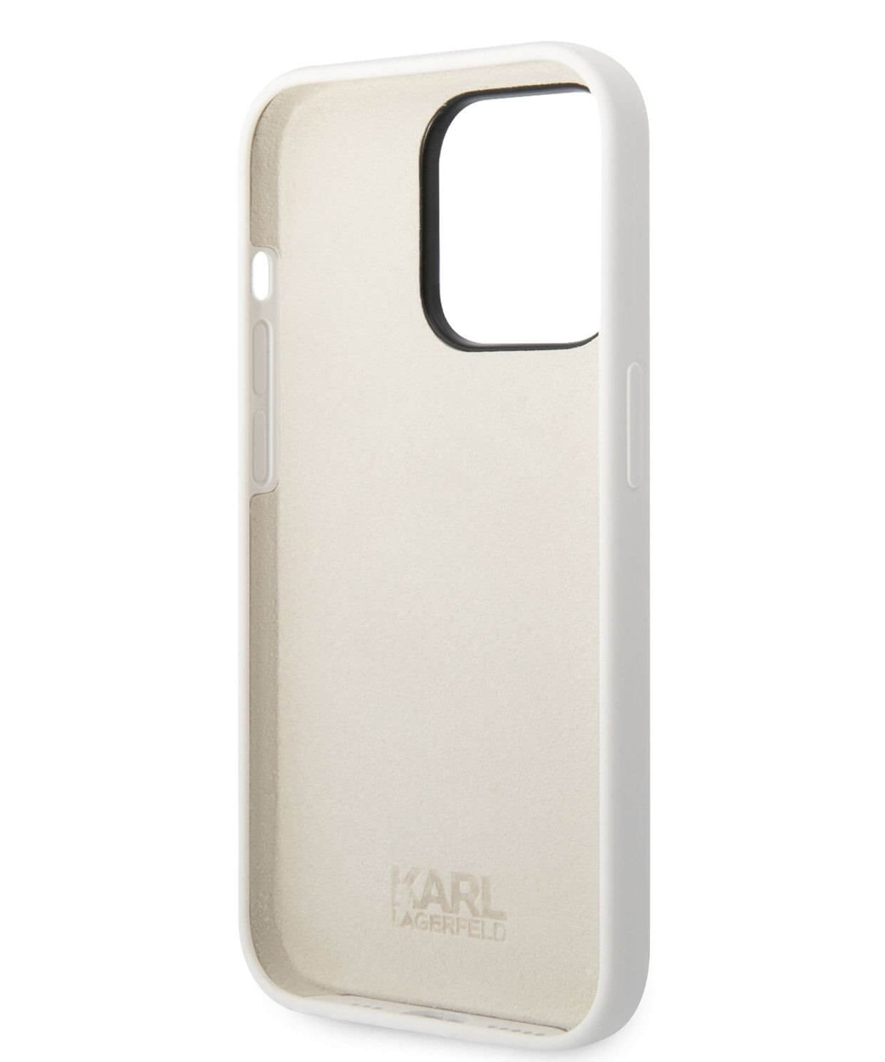 Оригинален твърд гръб за iPhone 14 Pro Max - KARL LAGERFELD Silicone Choupette MagSafe