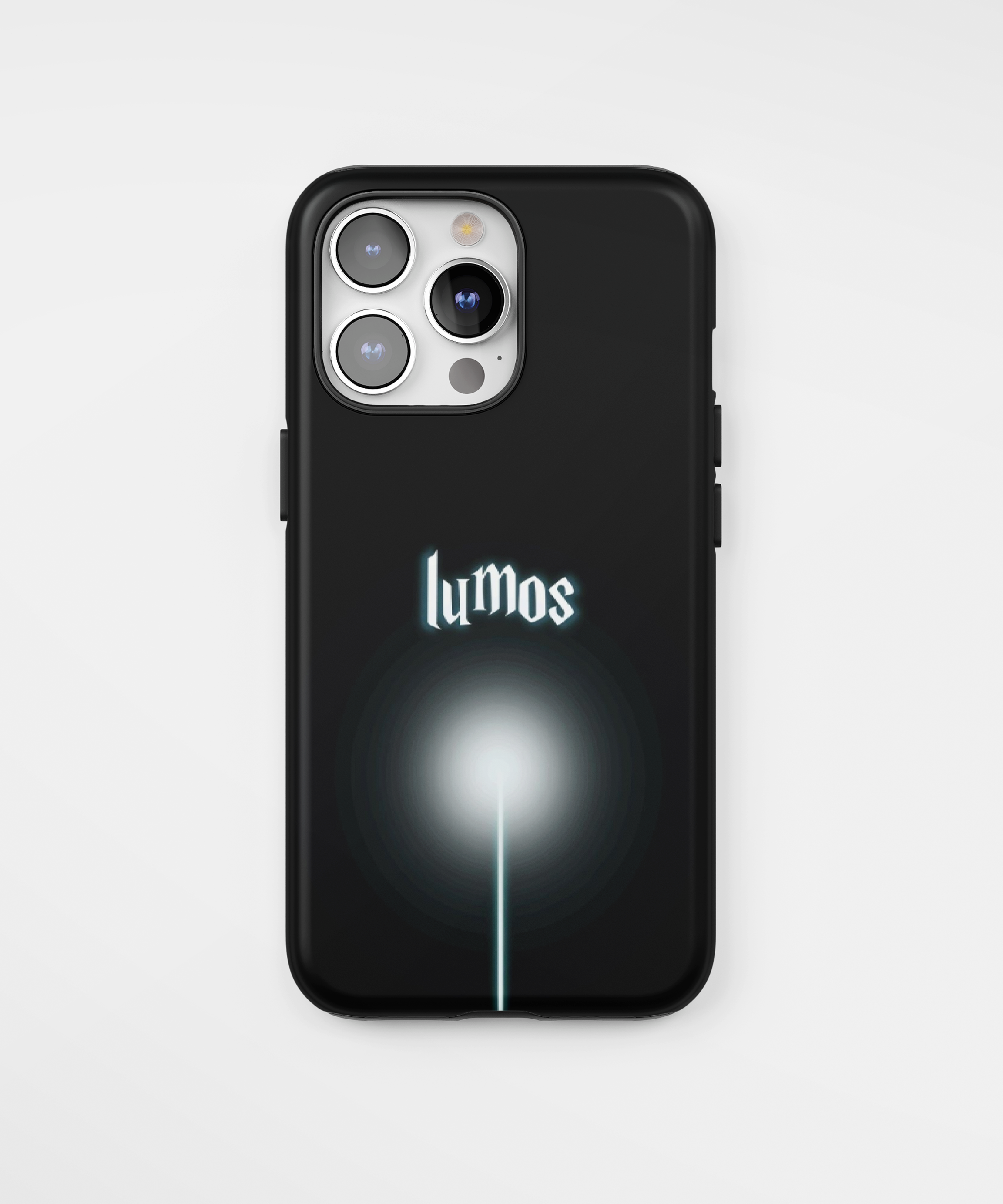 Силиконов Кейс за iPhone - Harry Potter Lumos Black