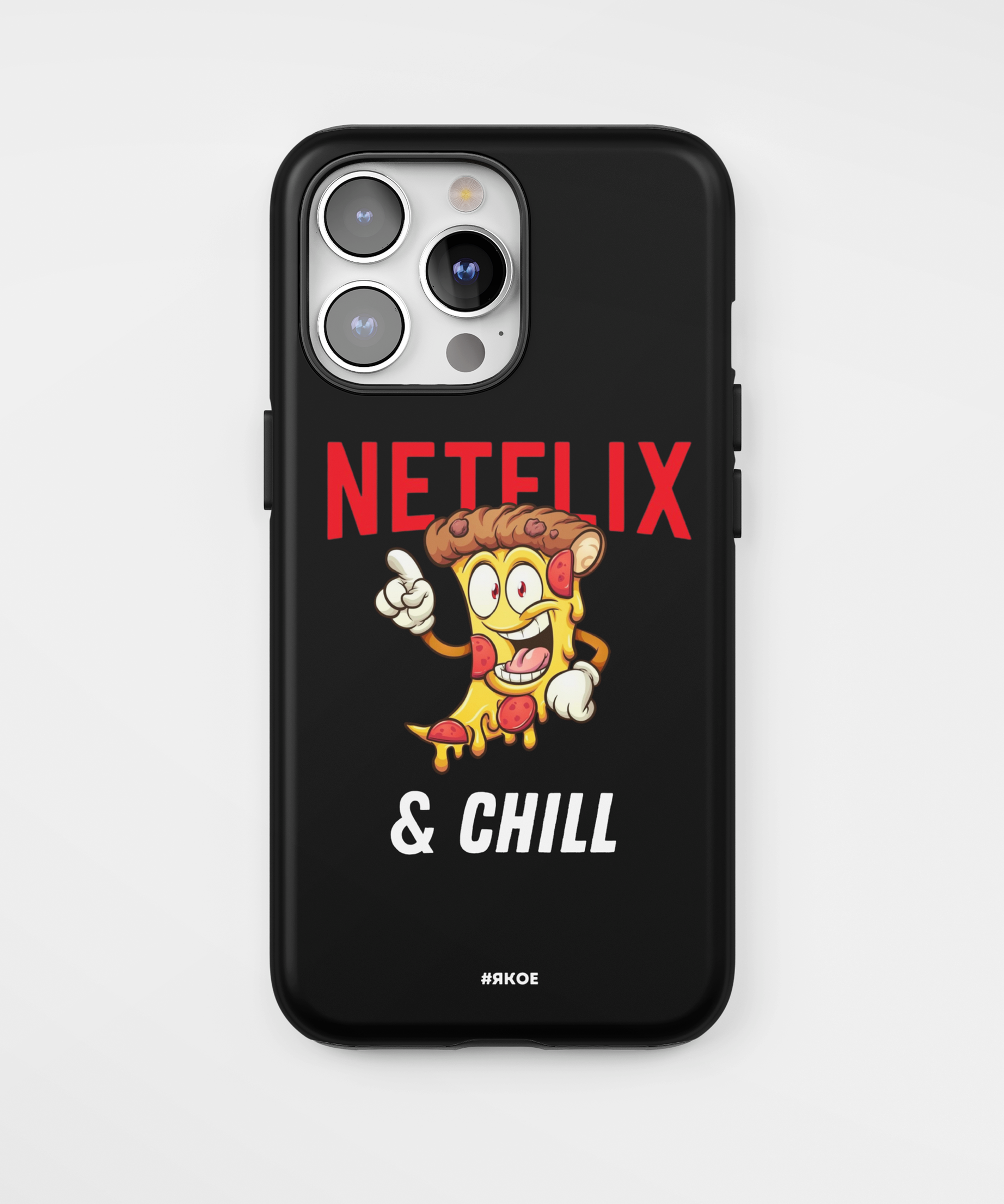 Силиконов Кейс за iPhone - Netflix & Chill