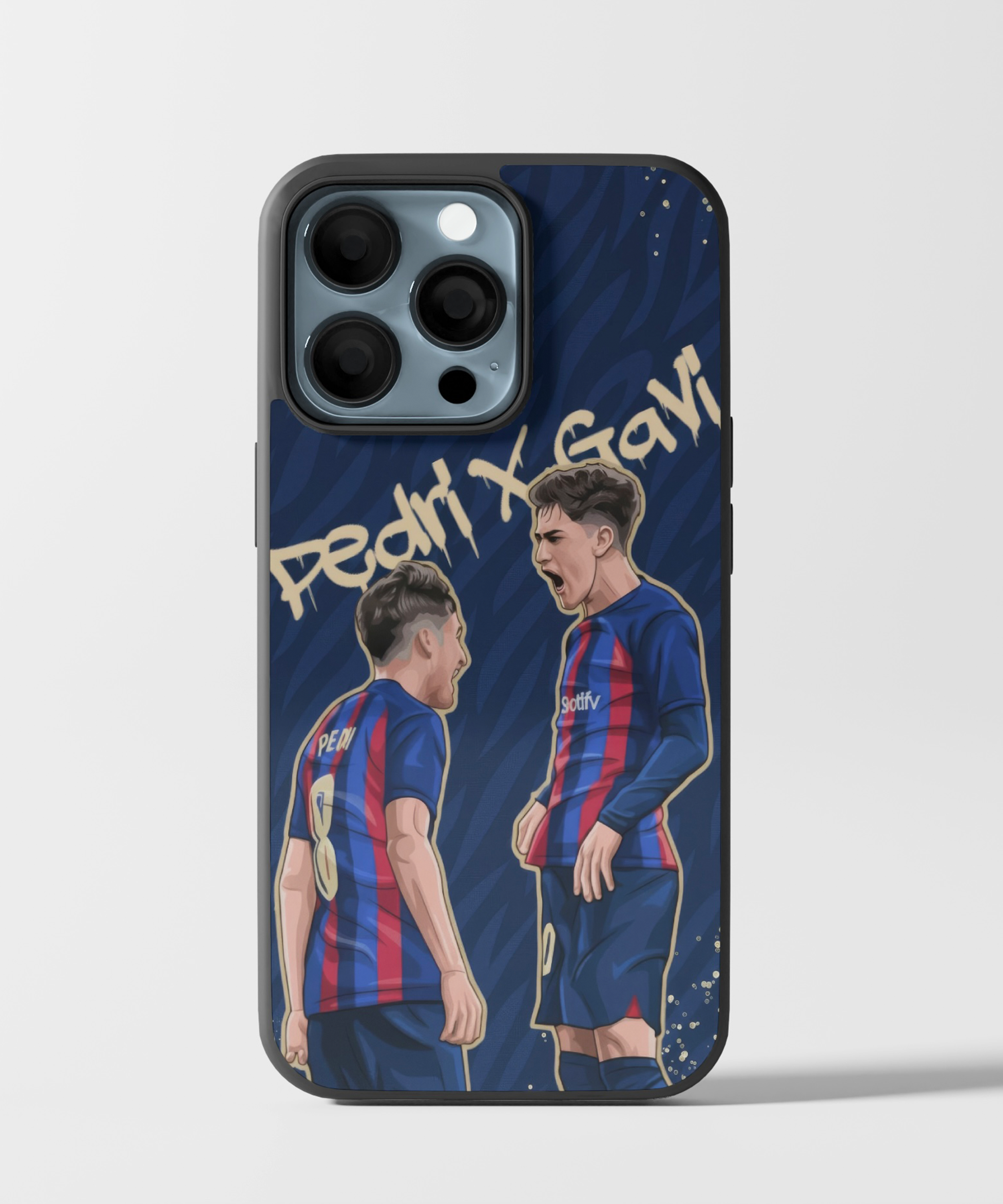 Силиконов Кейс - Pedri x Gavi - Graffiti