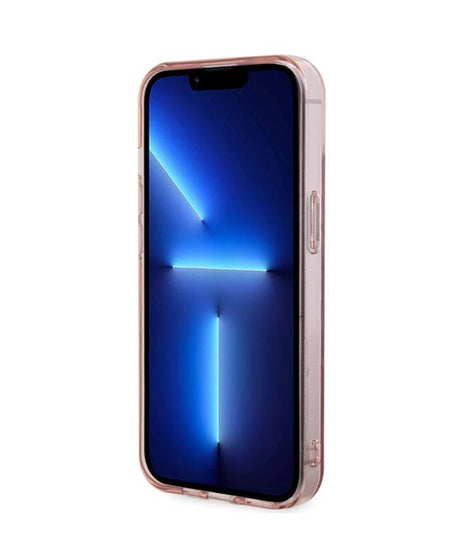 Лицензиран MagSafe калъф за iPhone 15 - Karl Lagerfeld - розов