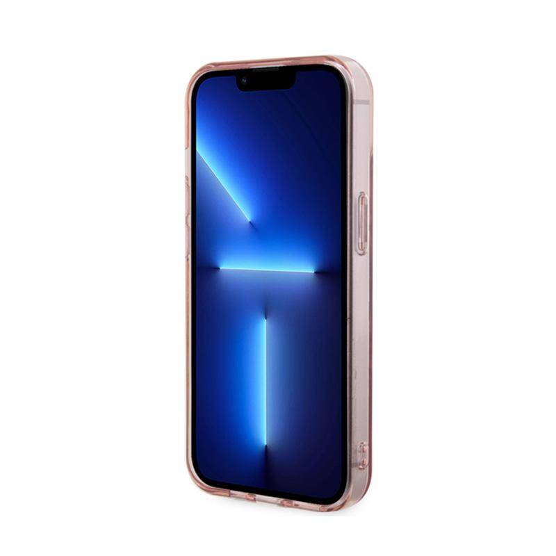 Лицензиран MagSafe калъф за iPhone 15 - Karl Lagerfeld - розов