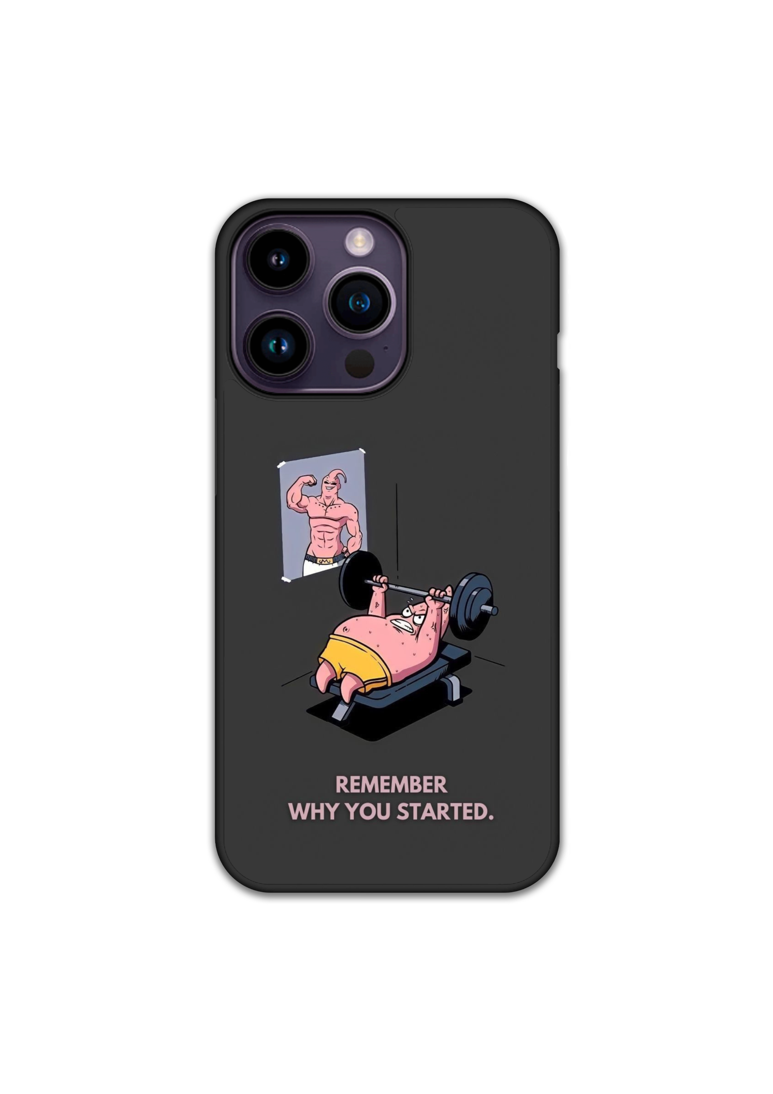 Мотивационен силиконов Кейс - Remember Why You Started