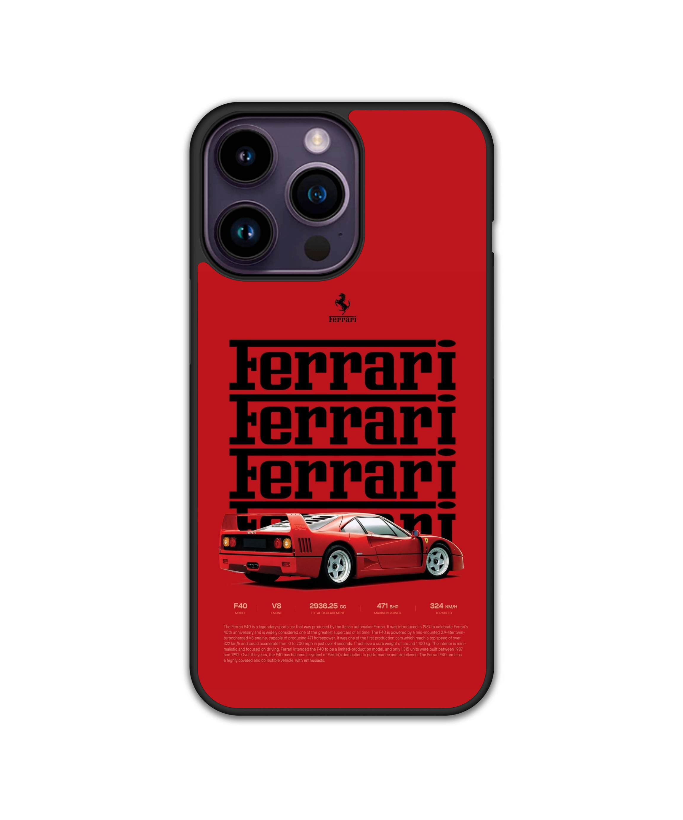 Силиконов Кейс - Perfection Ferrari