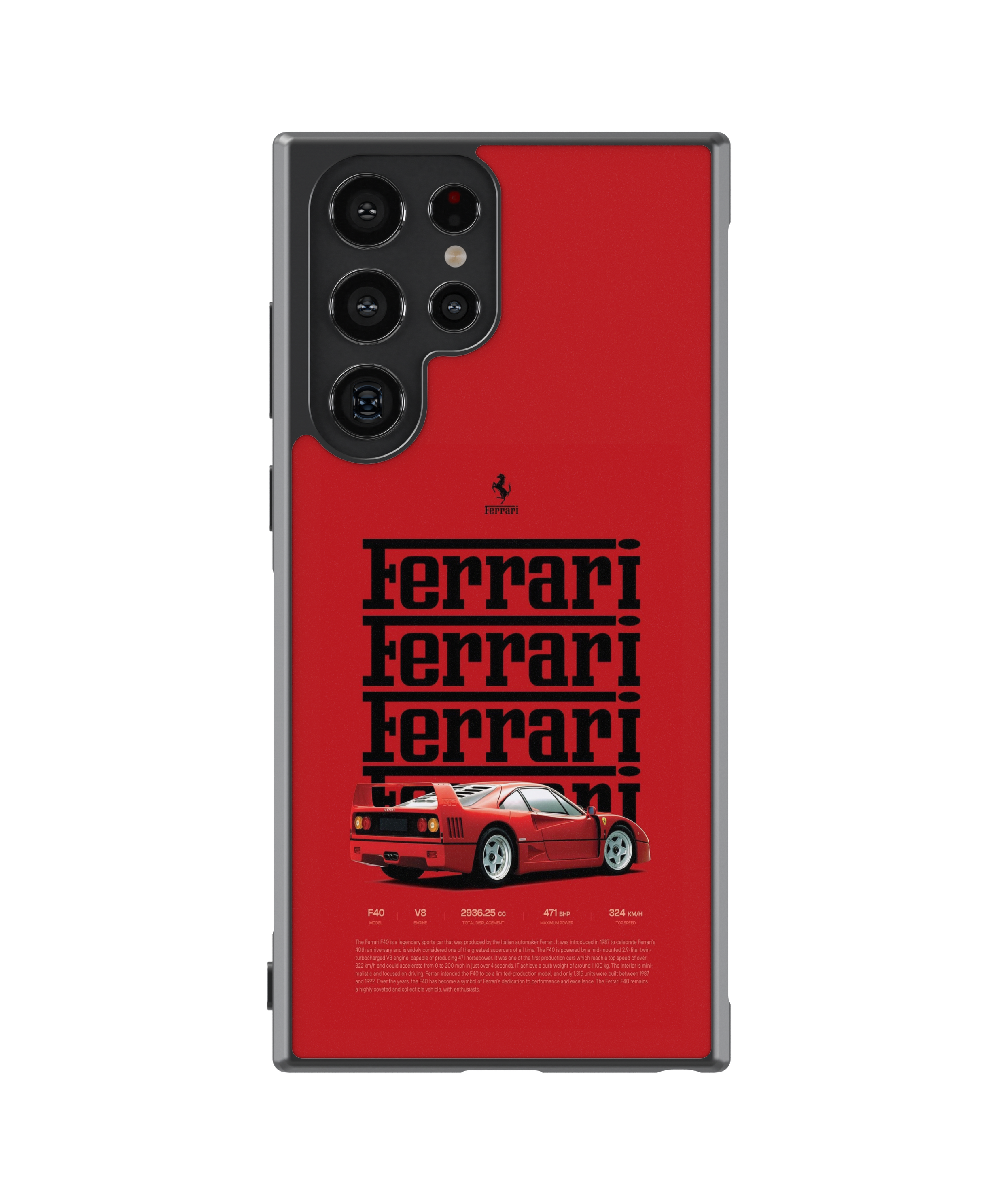 Силиконов Кейс - Perfection Ferrari