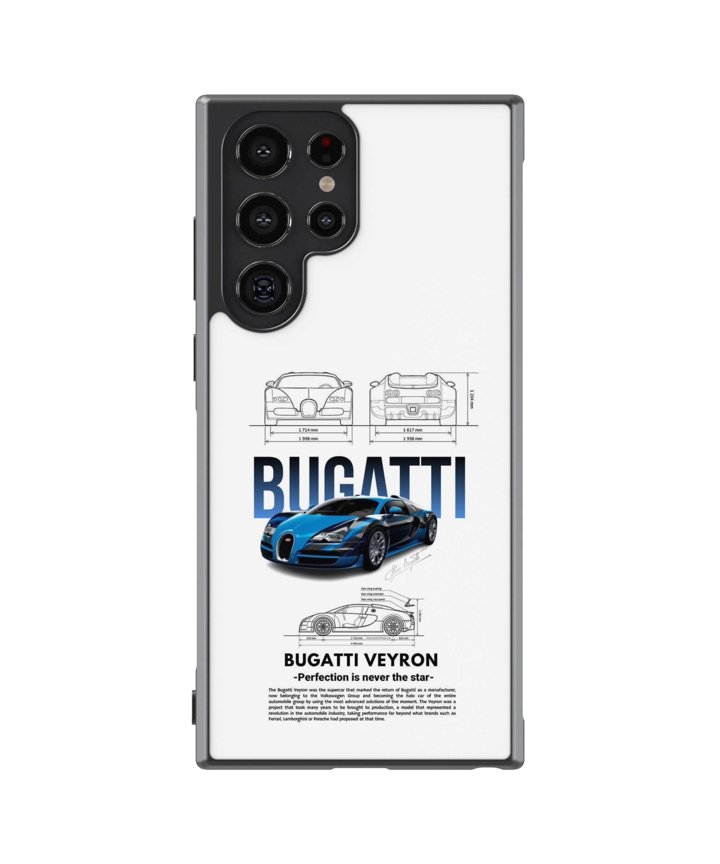 Силиконов Кейс - Perfection Bugatti Veyron