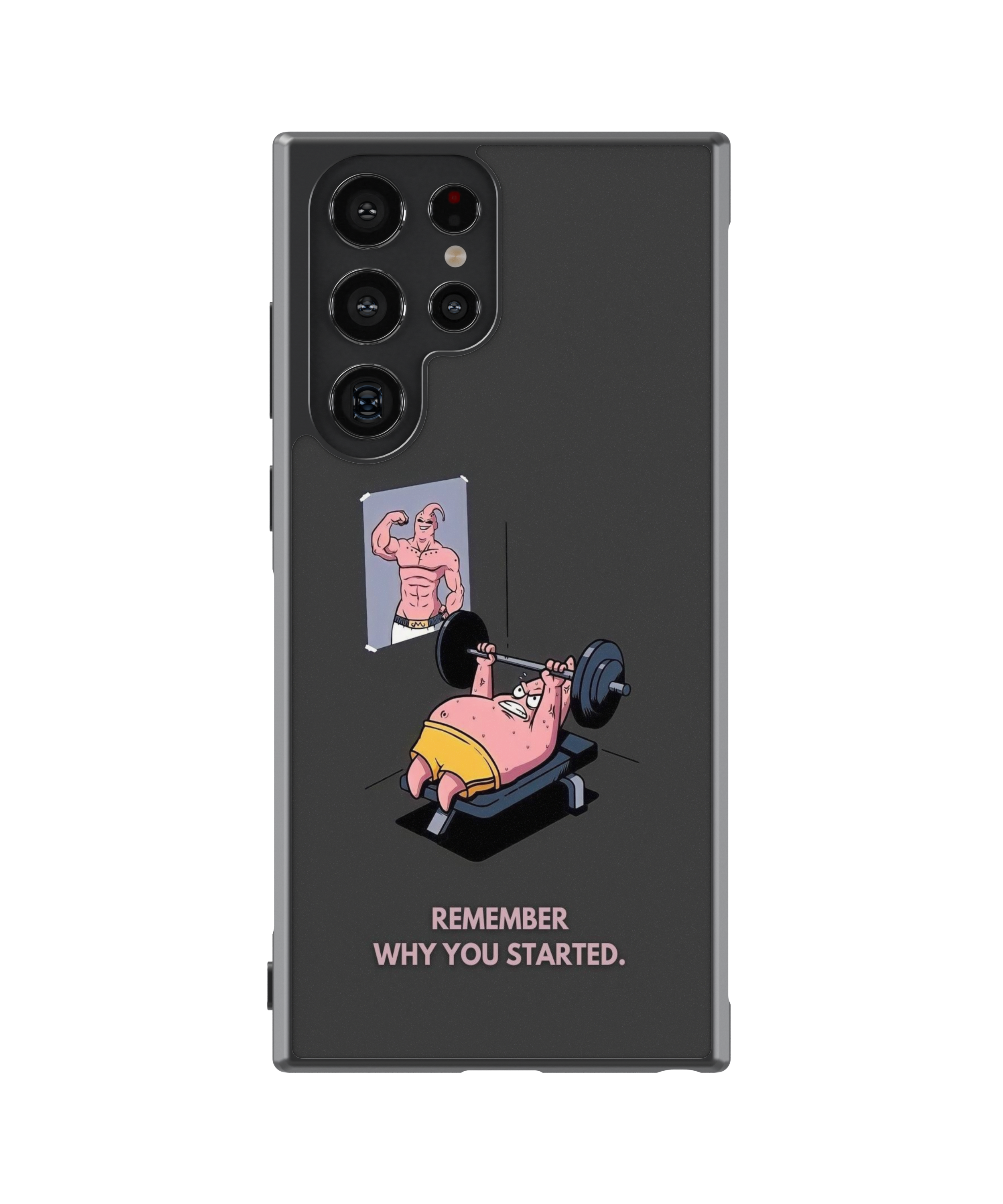 Мотивационен силиконов Кейс - Remember Why You Started