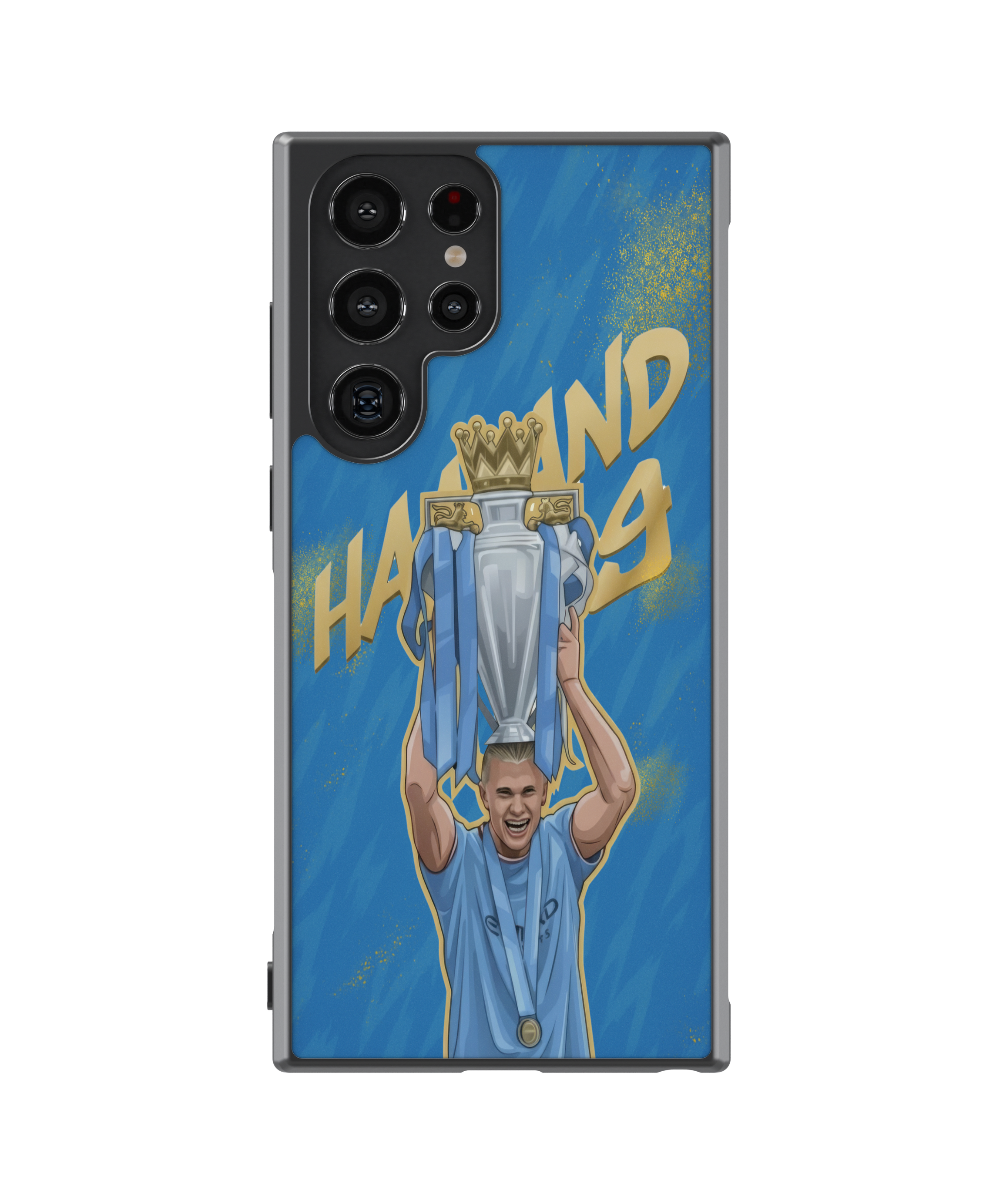Силиконов Кейс - Champions Haaland - Graffiti