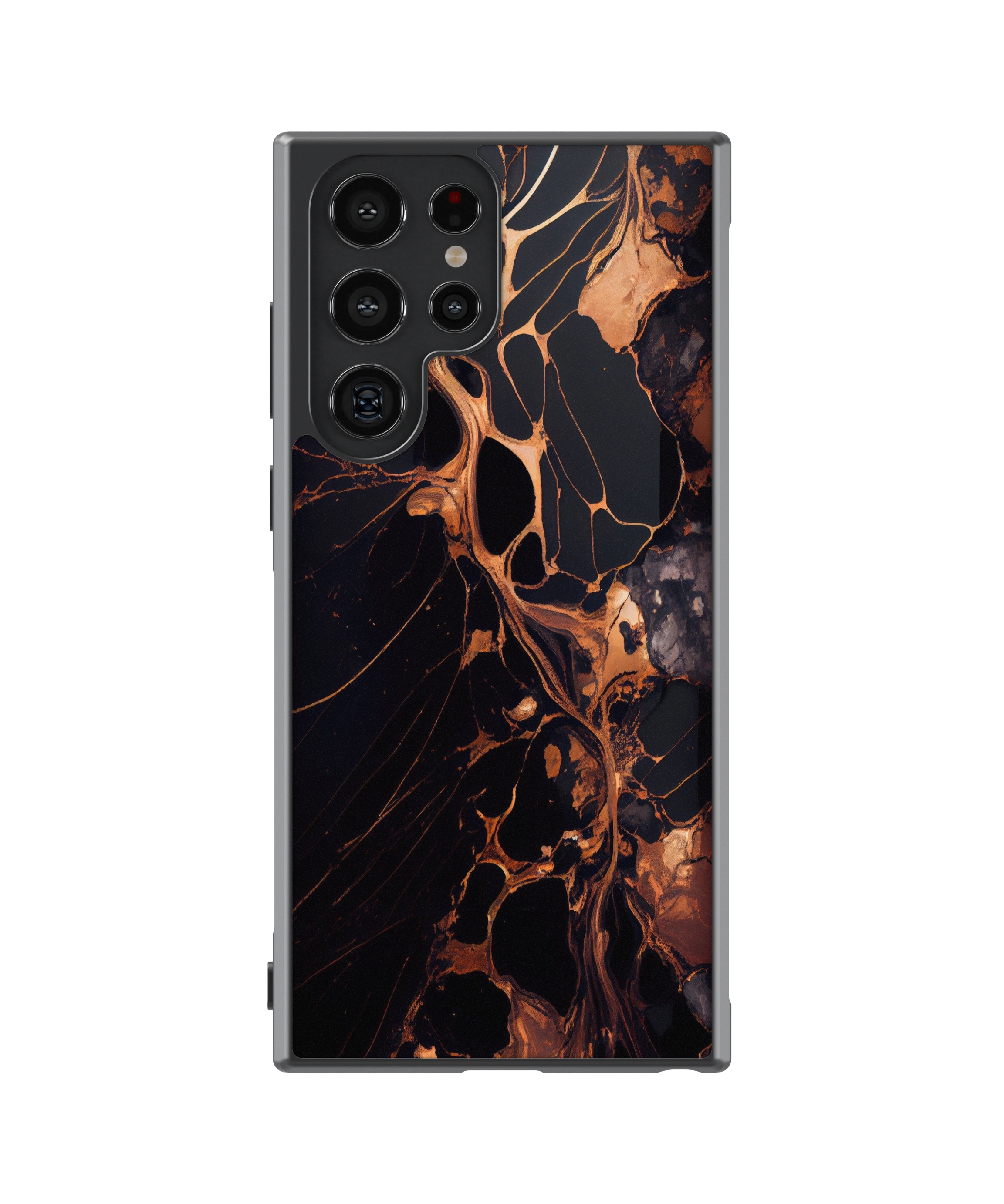 Силиконов Premium Marble Кейс - Black River