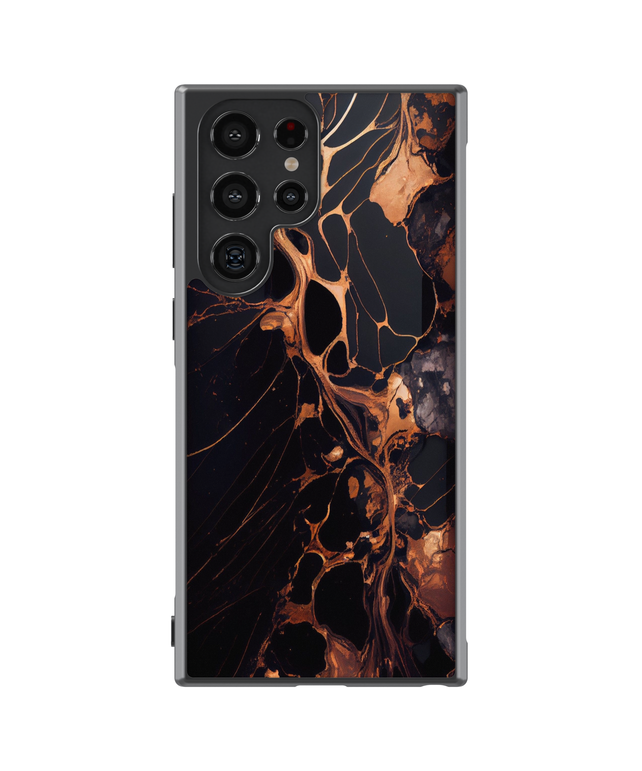 Силиконов Premium Marble Кейс - Black River