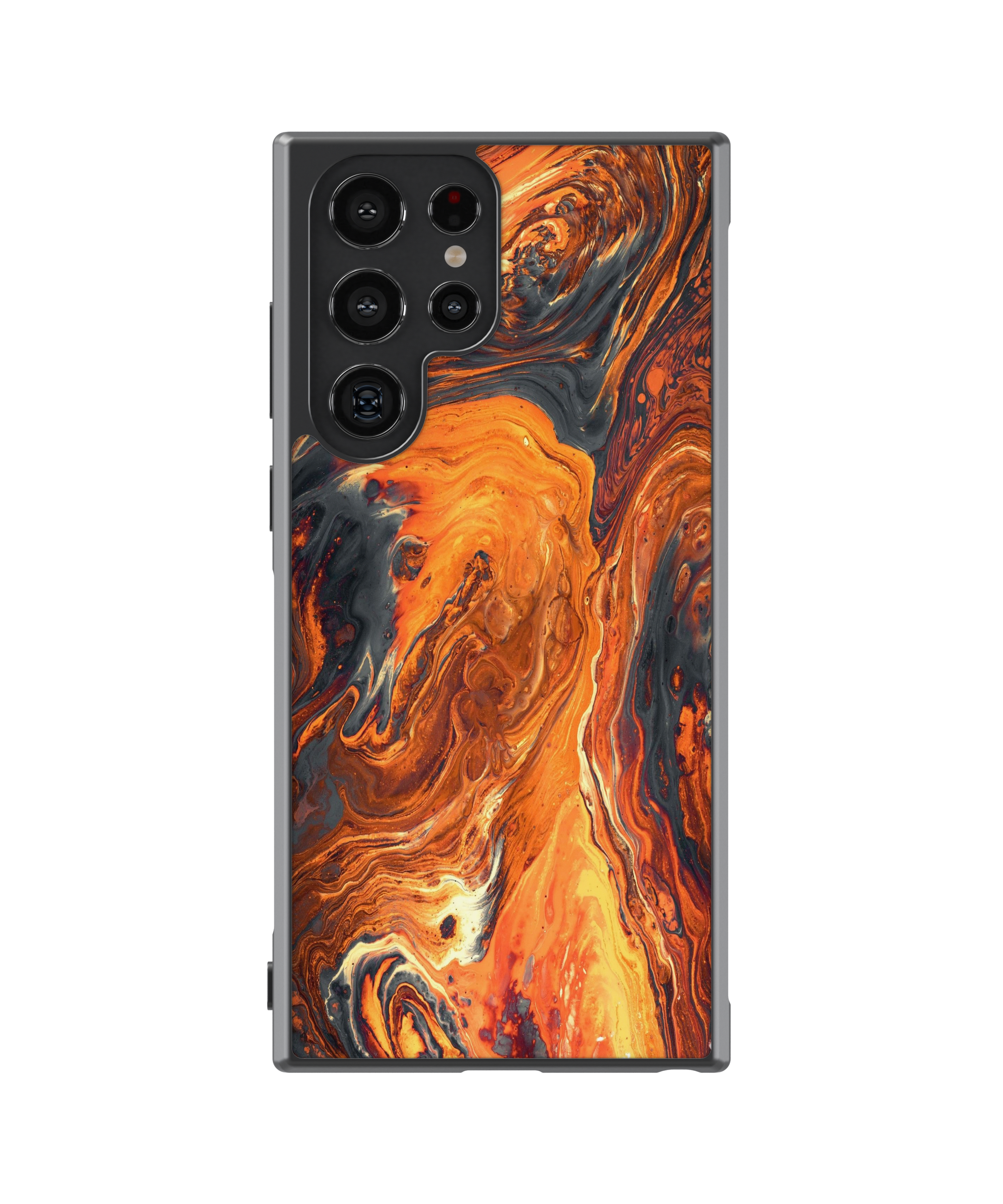 Силиконов Premium Marble Кейс - Fire Legacy