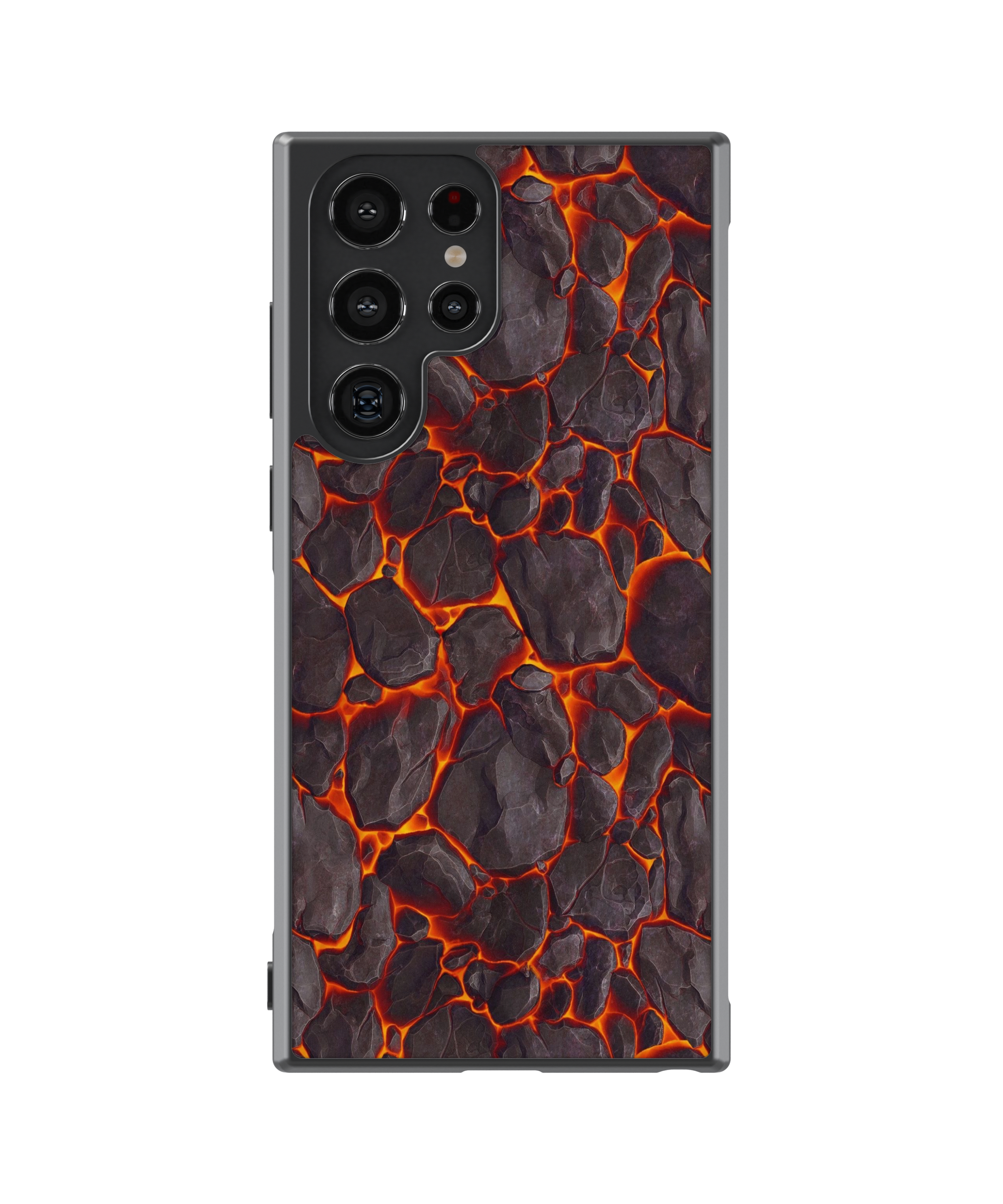 Силиконов Premium Marble Кейс - Stone Orange