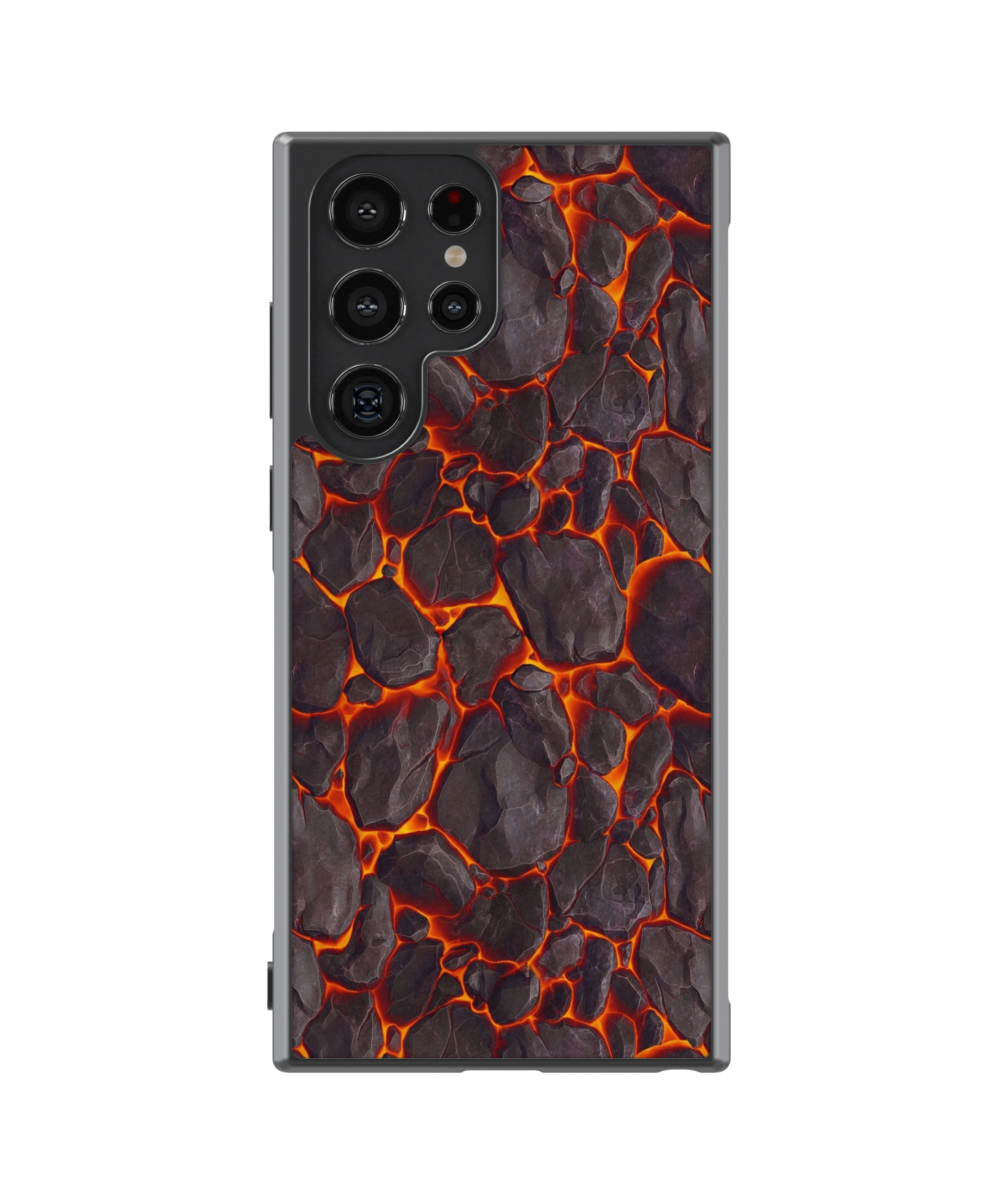 Силиконов Premium Marble Кейс - Stone Orange